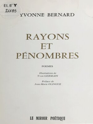 cover image of Rayons et pénombres